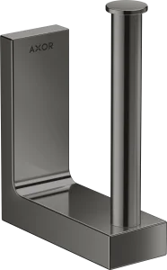 Axor Universal Rectangular Toilet Roll Holders 181 X 162 X 70mm Gunmetal/chrome - Polished