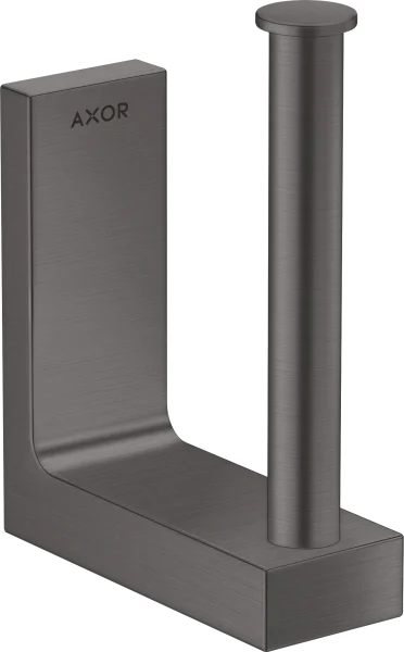 Axor Universal Rectangular Toilet Roll Holders 181 X 162 X 70mm Gunmetal/chrome - Brushed
