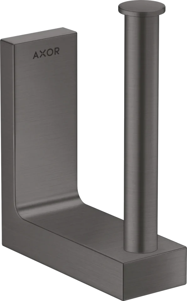 Axor Universal Rectangular Toilet Roll Holders 181 X 162 X 70mm Gunmetal/chrome - Brushed product image - Image 1