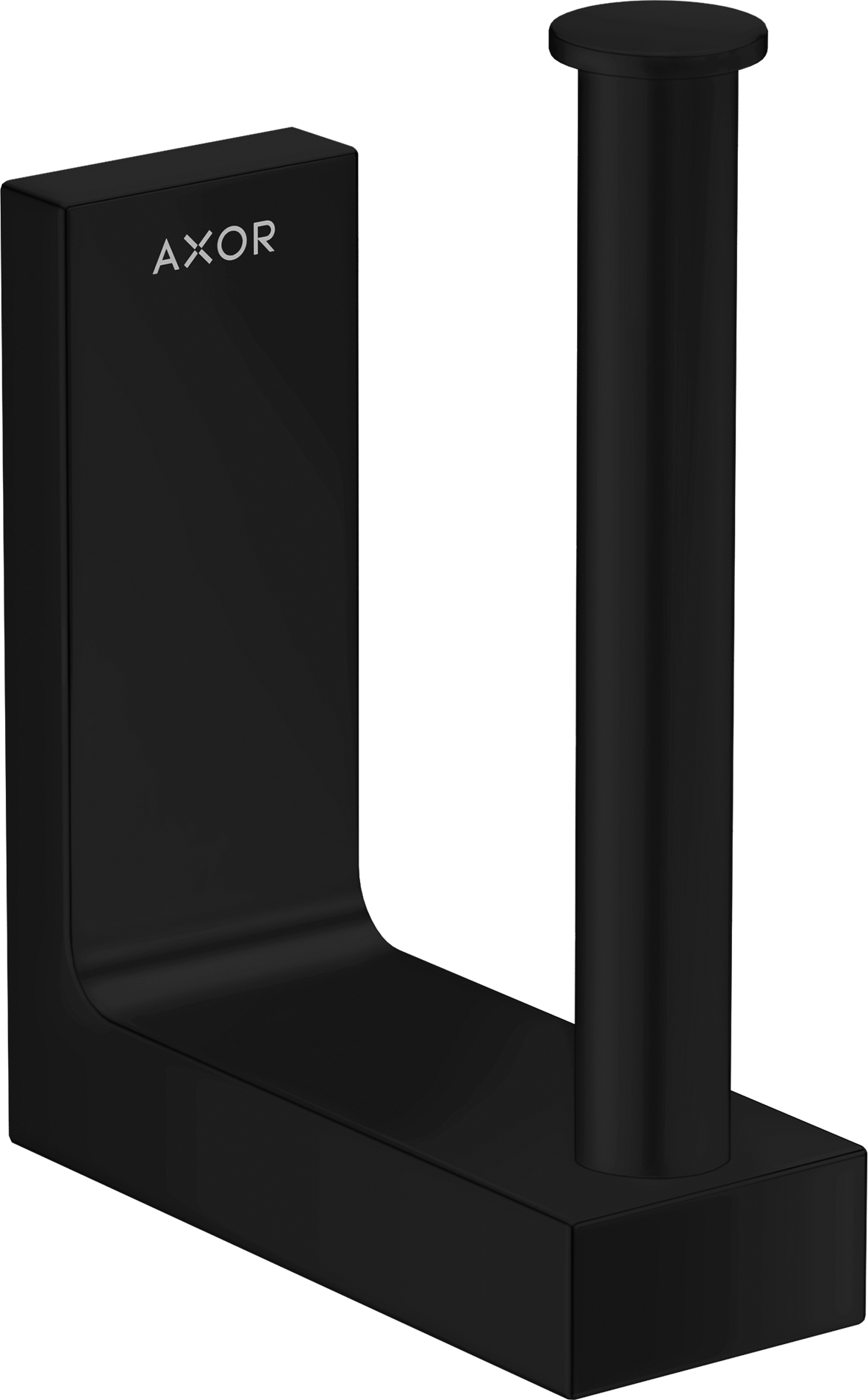 Axor Universal Rectangular Toilet Roll Holders 180 X 160 X 70mm Black - Matt
