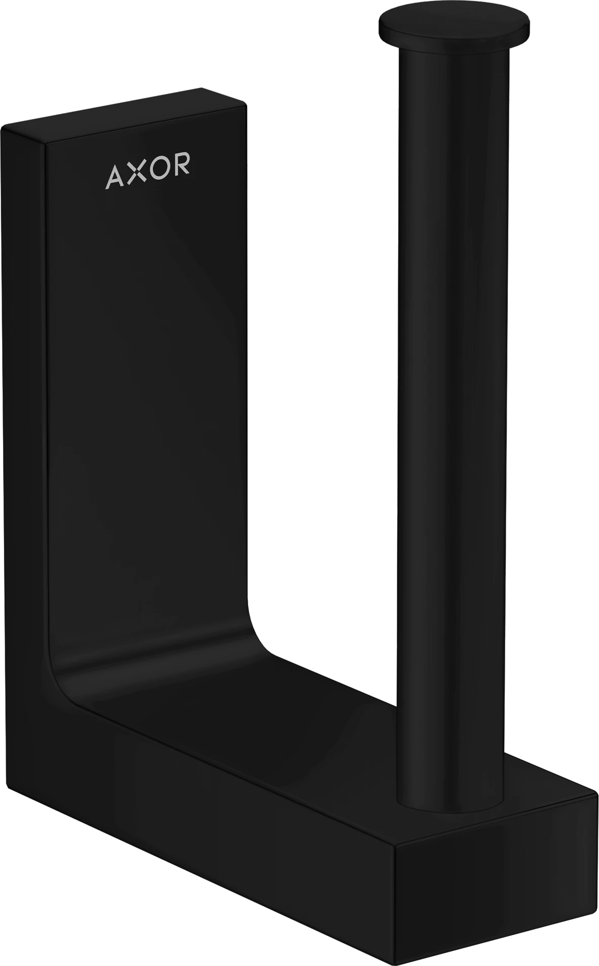 Axor Universal Rectangular Toilet Roll Holders 180 X 160 X 70mm Black - Matt