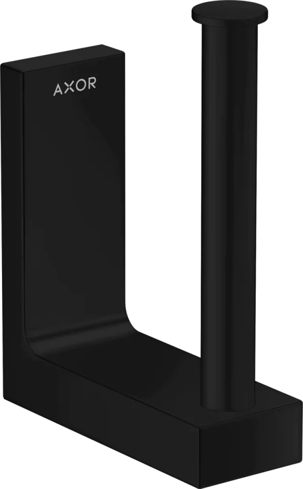 Axor Universal Rectangular Toilet Roll Holders 180 X 160 X 70mm Black - Matt product image - Image 1