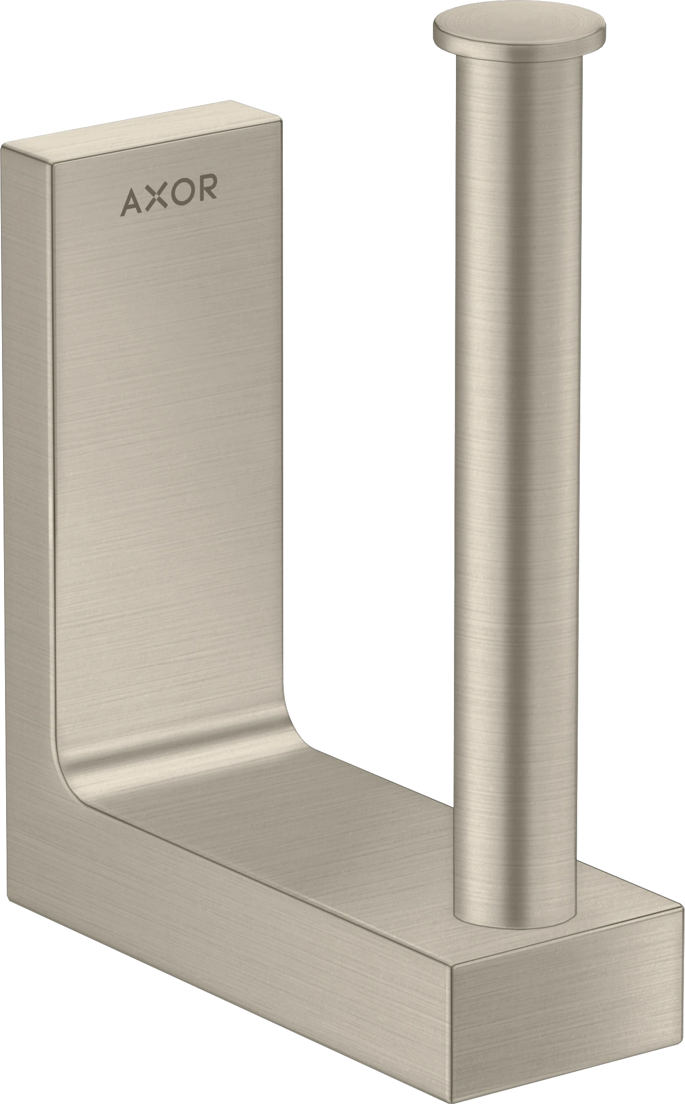 Axor Universal Rectangular Toilet Roll Holders 181 X 162 X 70mm Nickel - Brushed