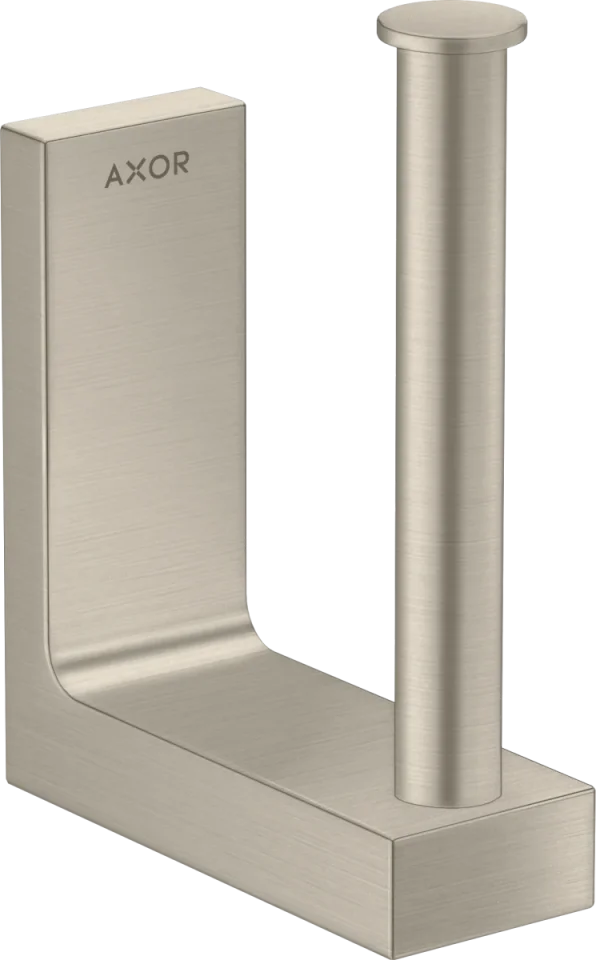 Axor Universal Rectangular Toilet Roll Holders 181 X 162 X 70mm Nickel - Brushed product image - Image 1