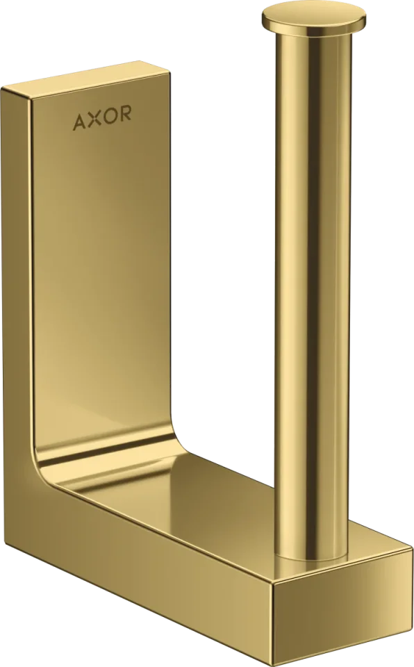 Axor Universal Rectangular Toilet Roll Holders 181 X 162 X 70mm Gold - Polished product image - Image 1