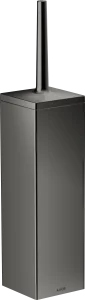 Axor Universal Rectangular Toilet Brush Holders 460 X 245 X 108mm Gunmetal/chrome - Polished