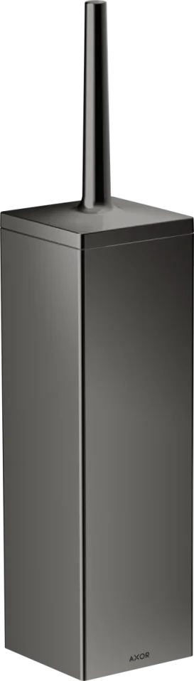 Axor Universal Rectangular Toilet Brush Holders 460 X 245 X 108mm Gunmetal/chrome - Polished product image - Image 1