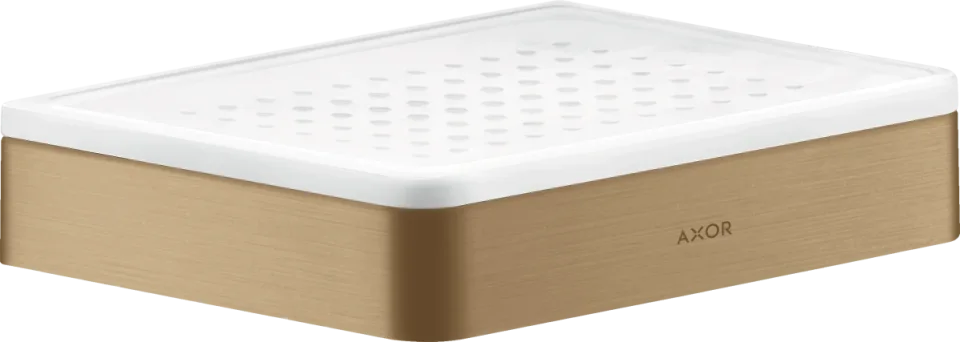 Axor Universal Softsquare Soap Dishes /-basket 210 X 182 X 135mm Bronze - Brushed product image - Image 1