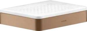 Axor Universal Softsquare Soap Dishes /-basket 210 X 182 X 135mm Rose Gold/gold - Brushed