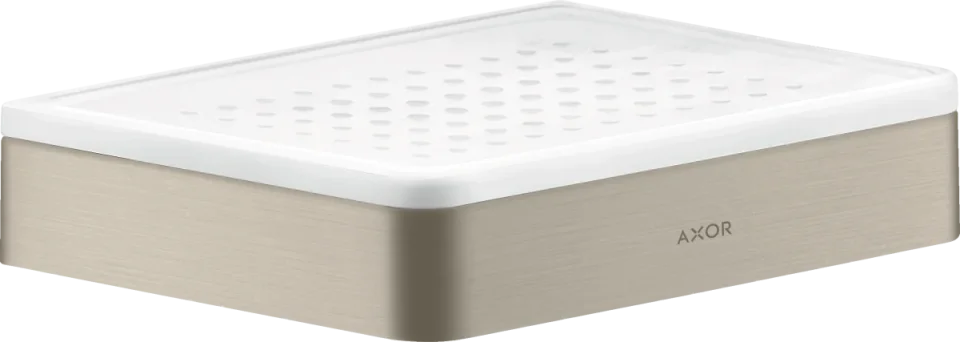 Axor Universal Softsquare Soap Dishes /-basket 220 X 180 X 130mm Nickel - Brushed product image - Image 2