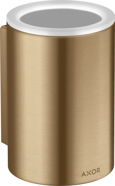 Axor Universal Circular Tooth Brush Tumbler 256 X 163 X 102mm Bronze - Brushed