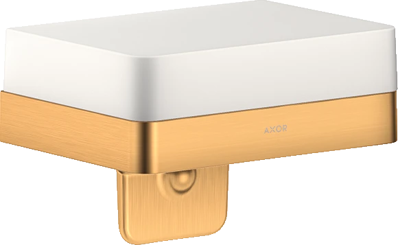Axor Universal Softsquare Lotion Dispenser 225 X 190 X 130mm Gold - Brushed