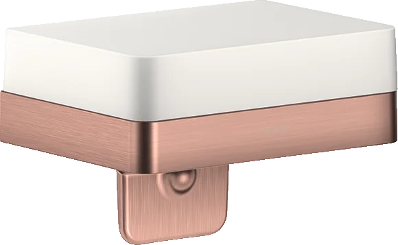 Axor Universal Softsquare Lotion Dispenser 225 X 190 X 130mm Rose Gold/gold - Brushed