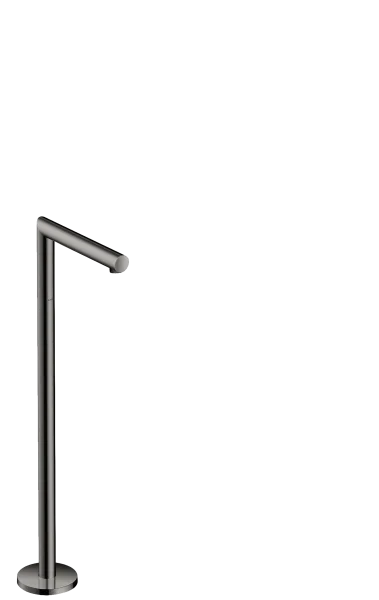 Axor Uno Bath Fillers 1200 X 380 X 220mm Gunmetal/chrome - Polished
