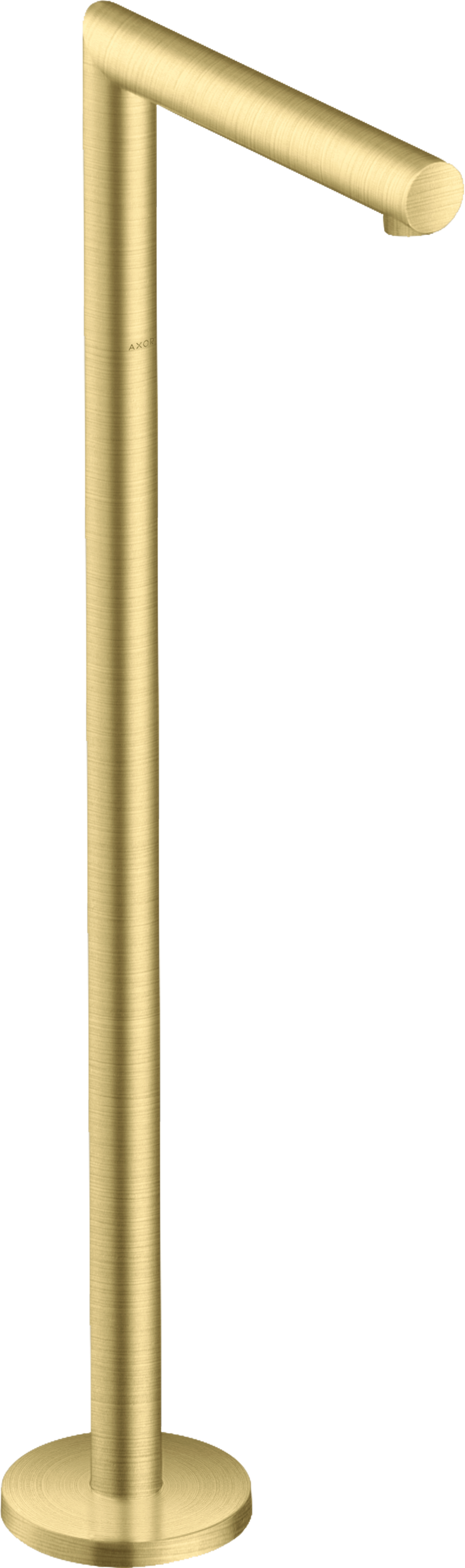 Axor Uno Bath Fillers 90 X 90 X 900mm Brass - Brushed