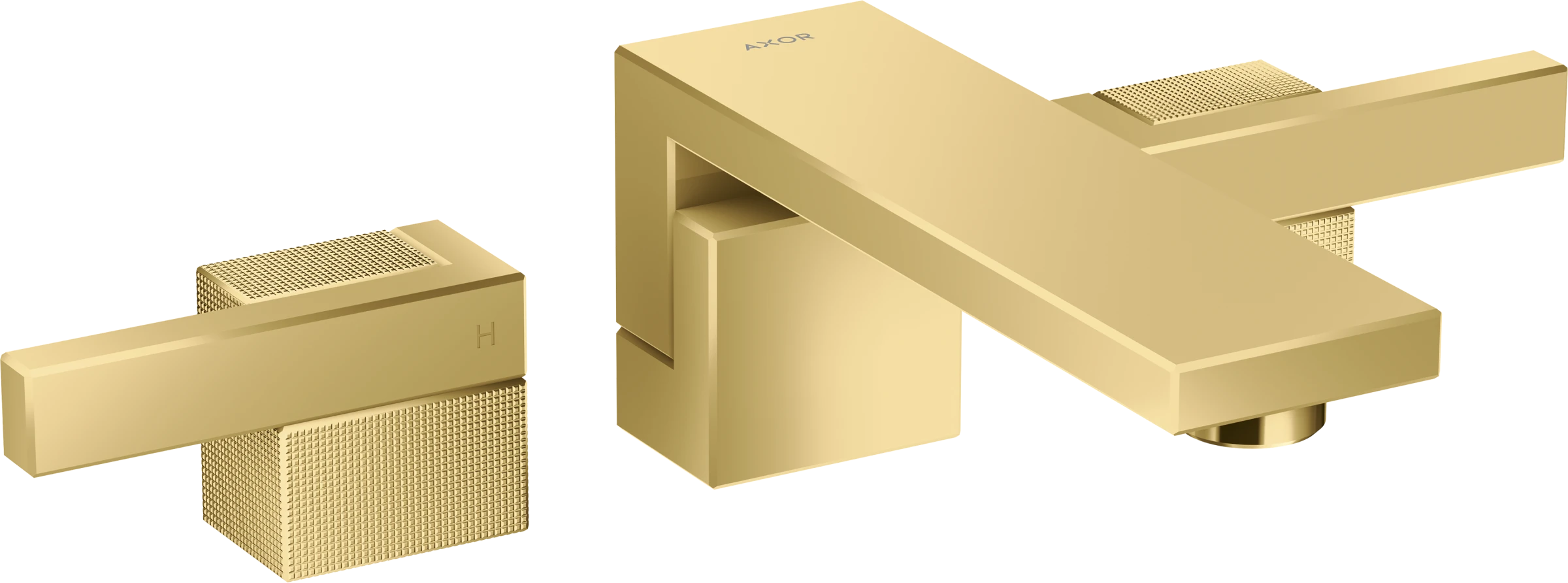 Axor Edge Manual Mixers 517 X 309 X 139mm Gold - Polished