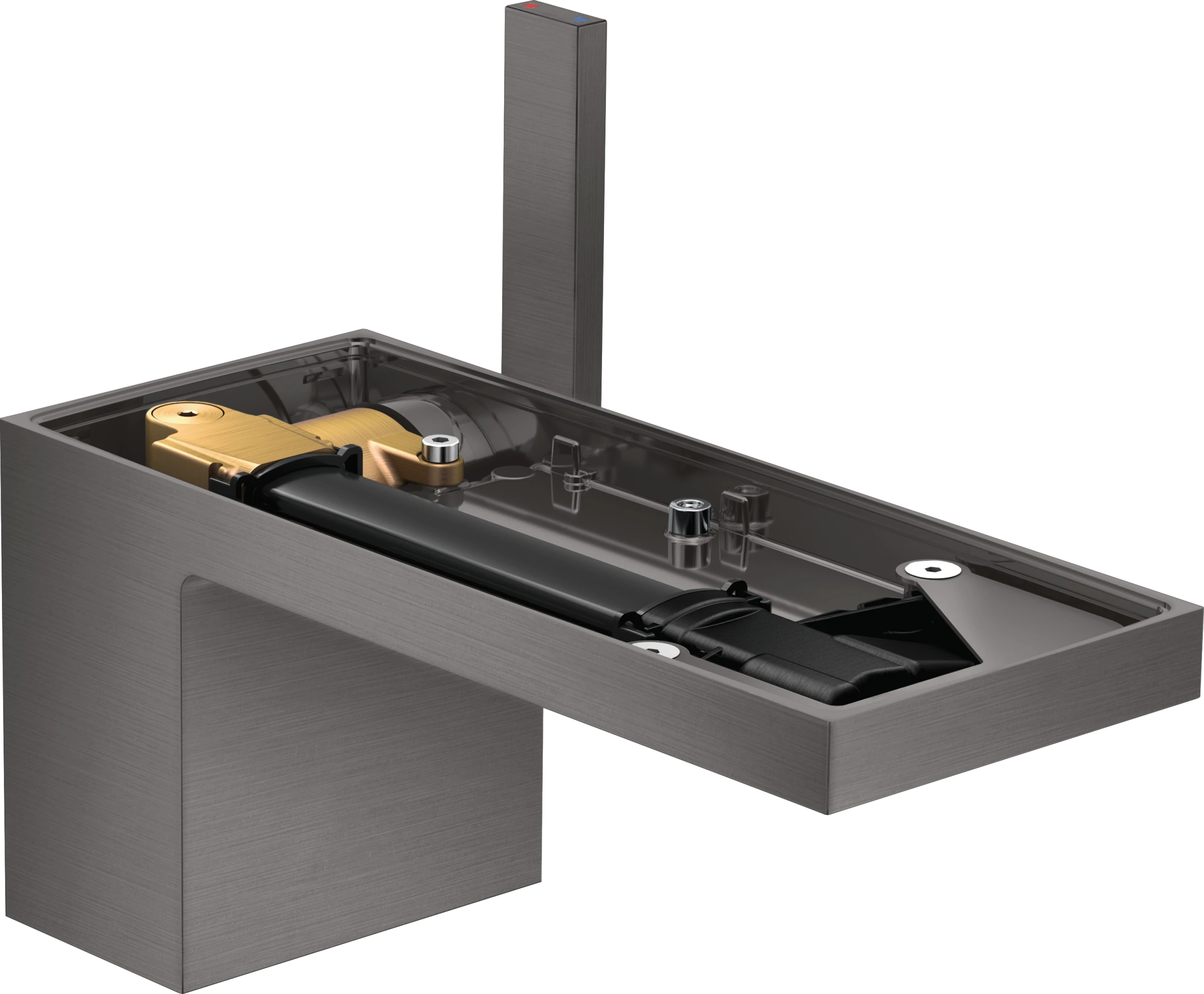 Axor Myedition Manual Mixers 350 X 270 X 140mm Gunmetal/chrome - Brushed
