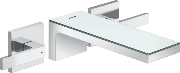 Axor Myedition 3-hole Basin Mixer For Concealed Installation Wall-mounted With Spout 221 Mm