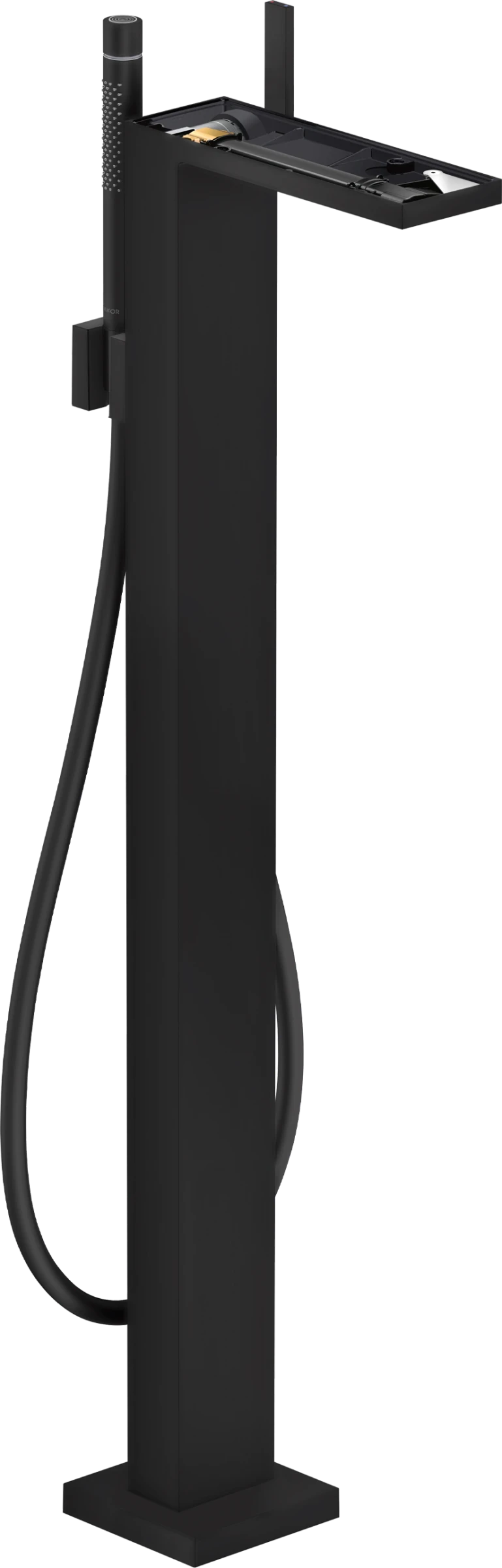 Axor Myedition Bath Mixers Concealed 1150 X 370 X 210mm Black - Matt