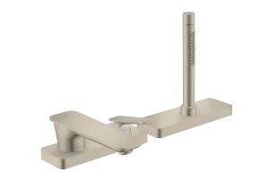 Axor Citterio C Bath Mixers Concealed 555 X 283 X 230mm Nickel - Brushed
