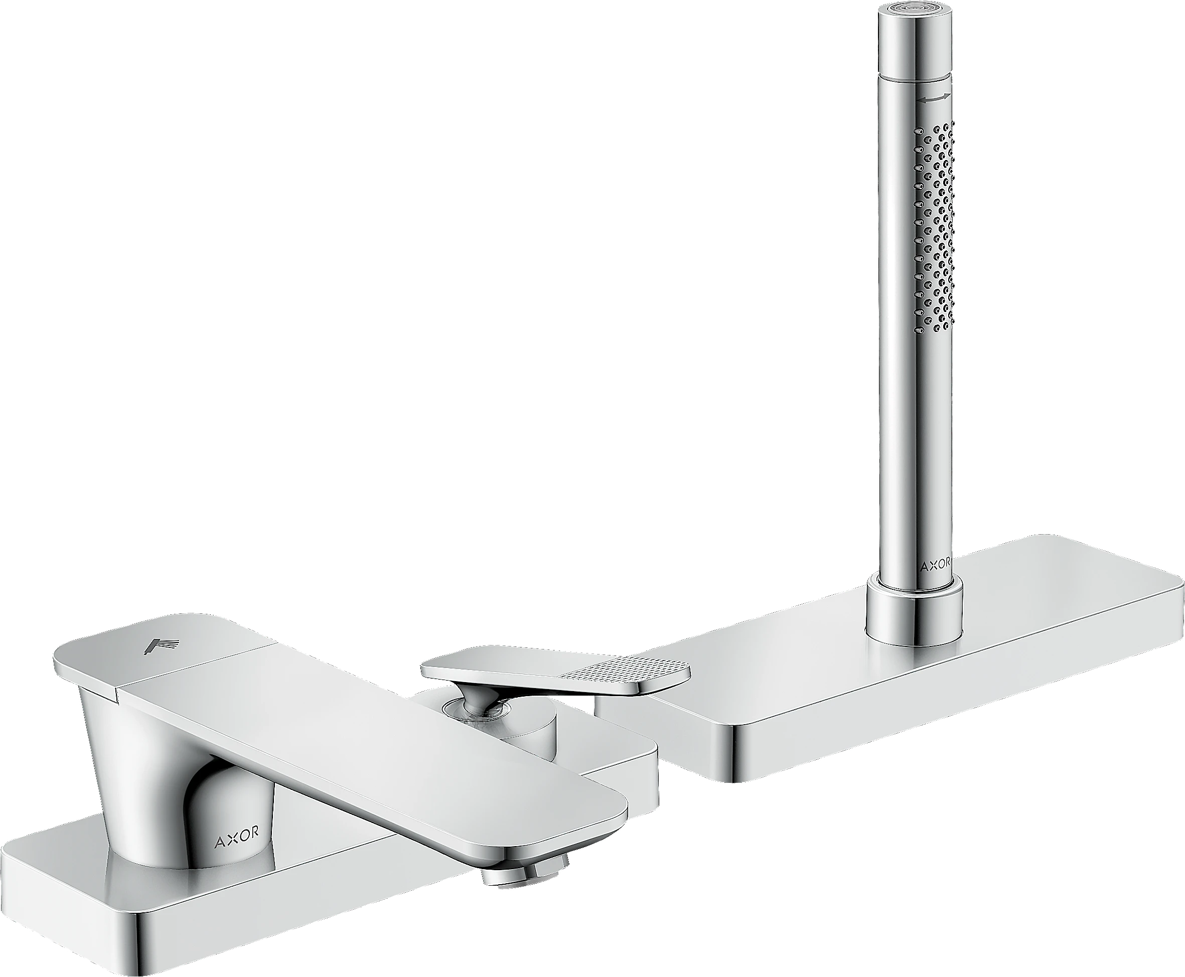 Axor Citterio C Bath Mixers Concealed 555 X 283 X 230mm Chrome