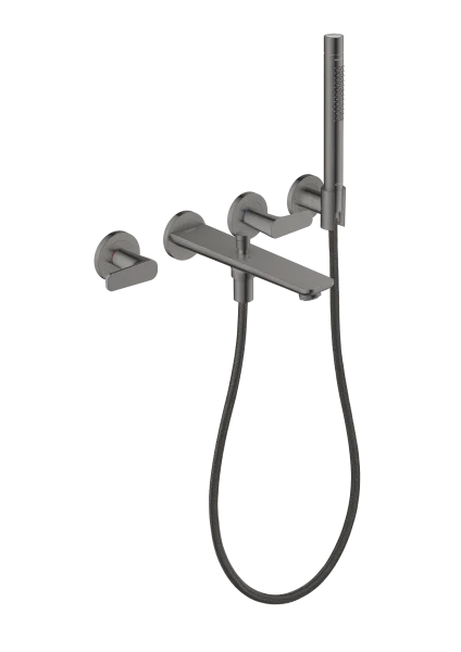 Axor Citterio C Bath Mixers Concealed 504 X 269 X 131mm Gunmetal/chrome - Polished