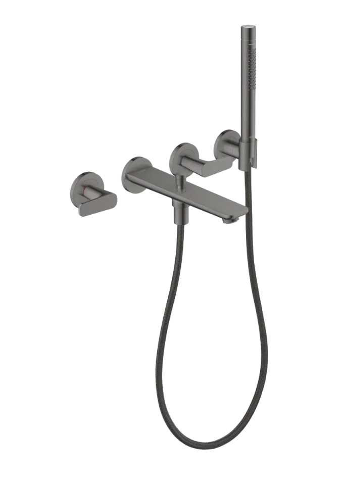 Axor Citterio C Bath Mixers Concealed 504 X 269 X 131mm Gunmetal/chrome - Polished product image - Image 1