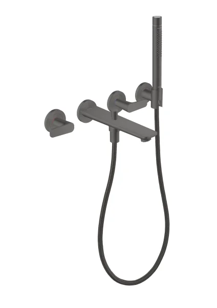 Axor Citterio C Bath Mixers Concealed 504 X 269 X 131mm Gunmetal/chrome - Brushed