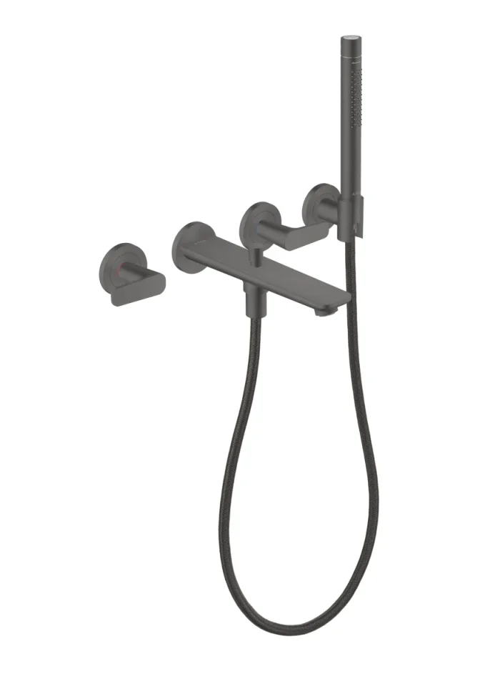 Axor Citterio C Bath Mixers Concealed 504 X 269 X 131mm Gunmetal/chrome - Brushed product image - Image 1