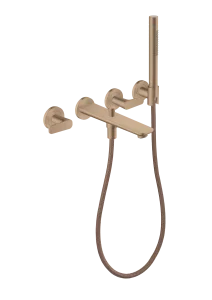 Axor Citterio C Bath Mixers Concealed 504 X 269 X 131mm Rose Gold/gold - Brushed