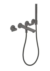 Axor Citterio C Bath Mixers Concealed 504 X 269 X 131mm Gunmetal/chrome - Brushed