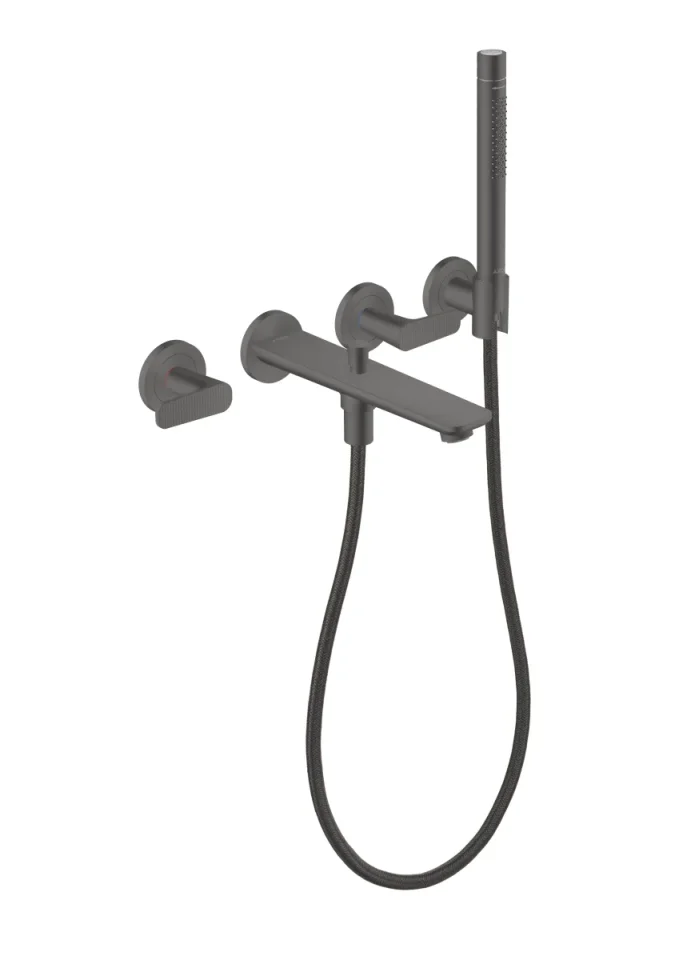 Axor Citterio C Bath Mixers Concealed 504 X 269 X 131mm Gunmetal/chrome - Brushed product image - Image 1
