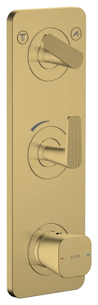 Axor Citterio C Thermostatic Shower Mixer Concealed 458 X 247 X 107mm Brass - Brushed