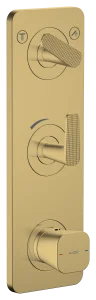 Axor Citterio C Thermostatic Shower Mixer Concealed 458 X 247 X 107mm Brass - Brushed