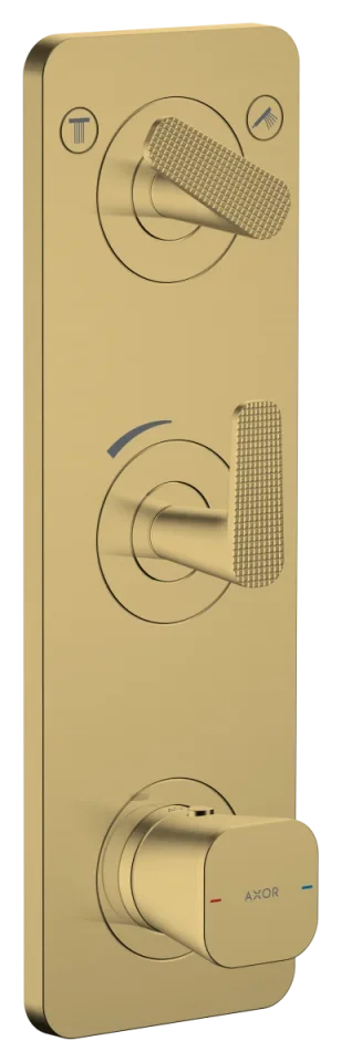 Axor Citterio C Thermostatic Shower Mixer Concealed 458 X 247 X 107mm Brass - Brushed product image - Image 1