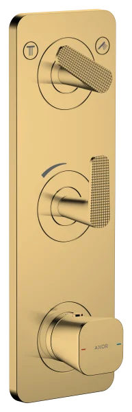 Axor Citterio C Thermostatic Shower Mixer Concealed 458 X 247 X 107mm Gold - Polished
