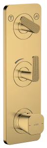 Axor Citterio C Thermostatic Shower Mixer Concealed 458 X 247 X 107mm Gold - Polished