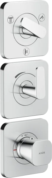 Axor Citterio C Thermostatic Shower Mixer Concealed 298.5 X 209 X 139mm Chrome