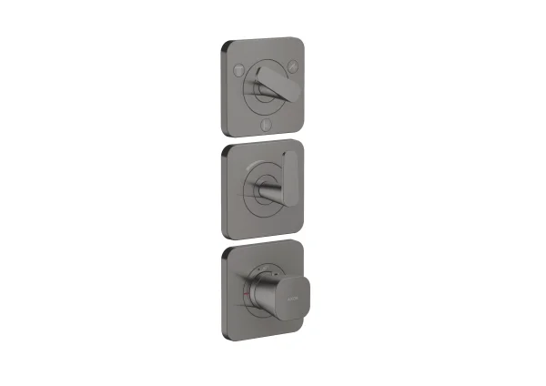 Axor Citterio C Thermostatic Shower Mixer Concealed 298.5 X 209 X 139mm Gunmetal/chrome - Polished