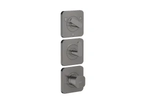 Axor Citterio C Thermostatic Shower Mixer Concealed 298.5 X 209 X 139mm Gunmetal/chrome - Polished