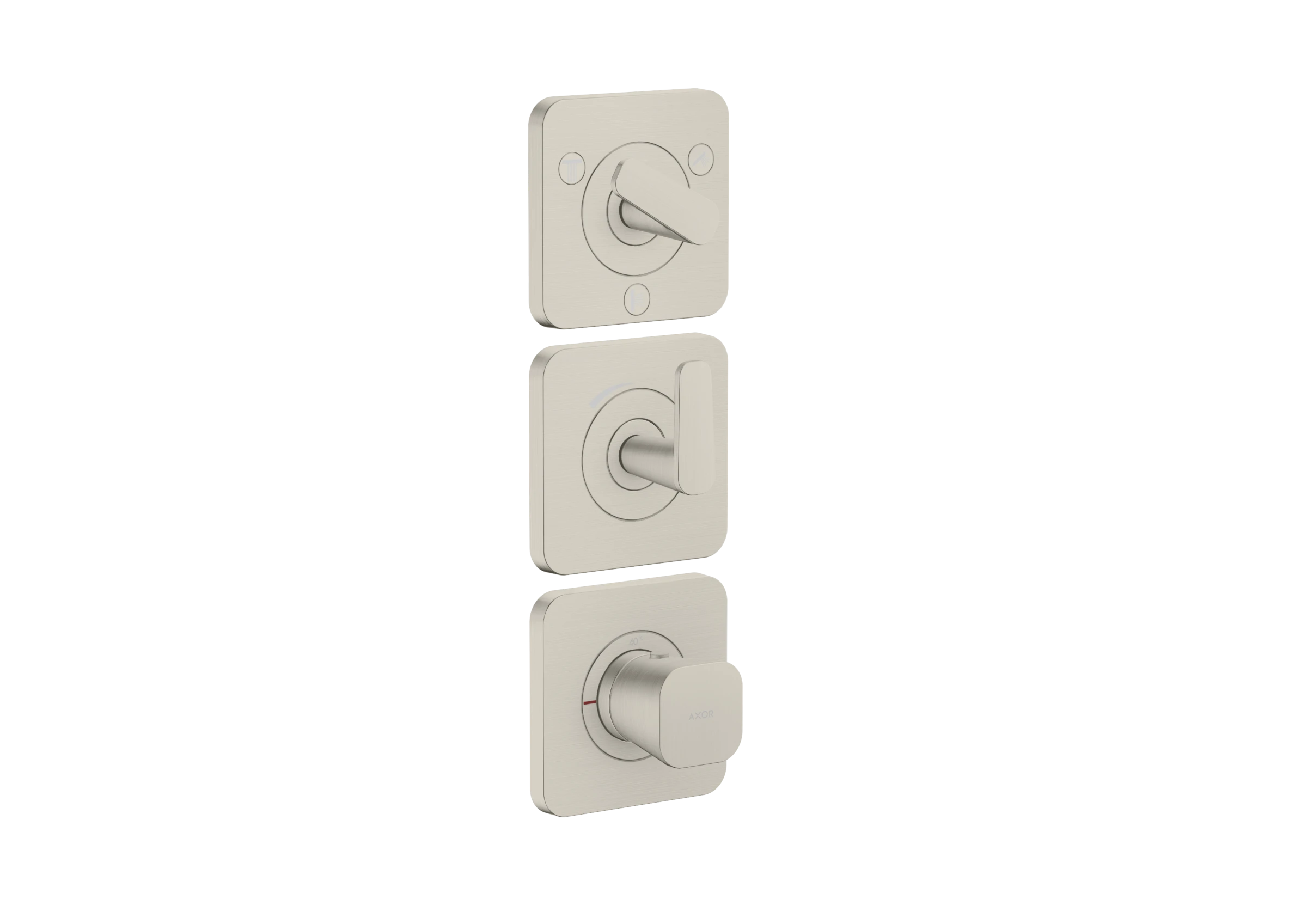 Axor Citterio C Thermostatic Shower Mixer Concealed 298.5 X 209 X 139mm Stainless Steel