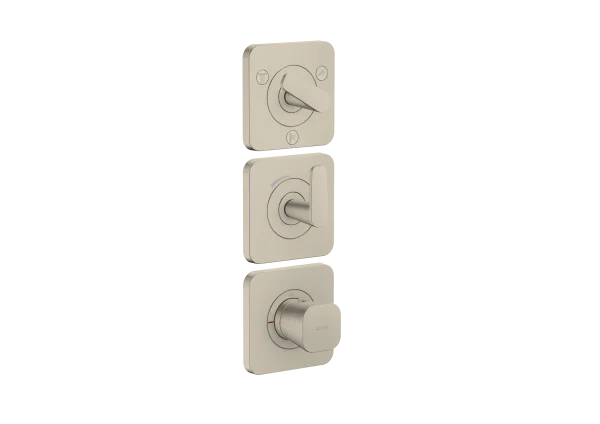 Axor Citterio C Thermostatic Shower Mixer Concealed 298.5 X 209 X 139mm Nickel - Brushed