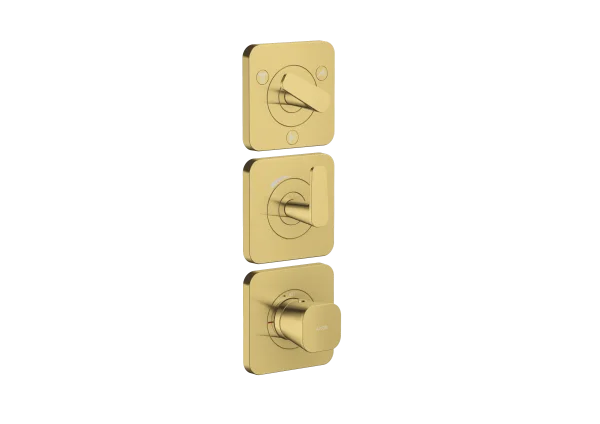 Axor Citterio C Thermostatic Shower Mixer Concealed 298.5 X 209 X 139mm Gold - Polished