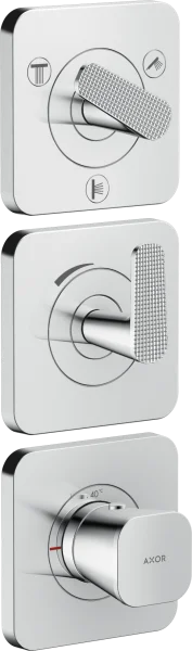 Axor Citterio C Thermostatic Shower Mixer Concealed 298.5 X 209 X 139mm Chrome