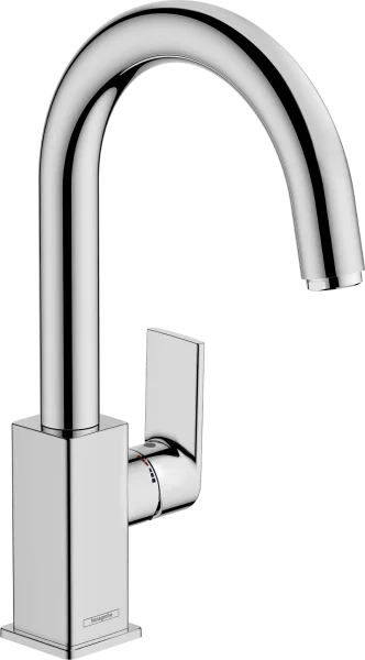 Hansgrohe Vernis Shape Single Lever Basin Mixer With Swivel Spout And Pop-up Waste Set Chrome