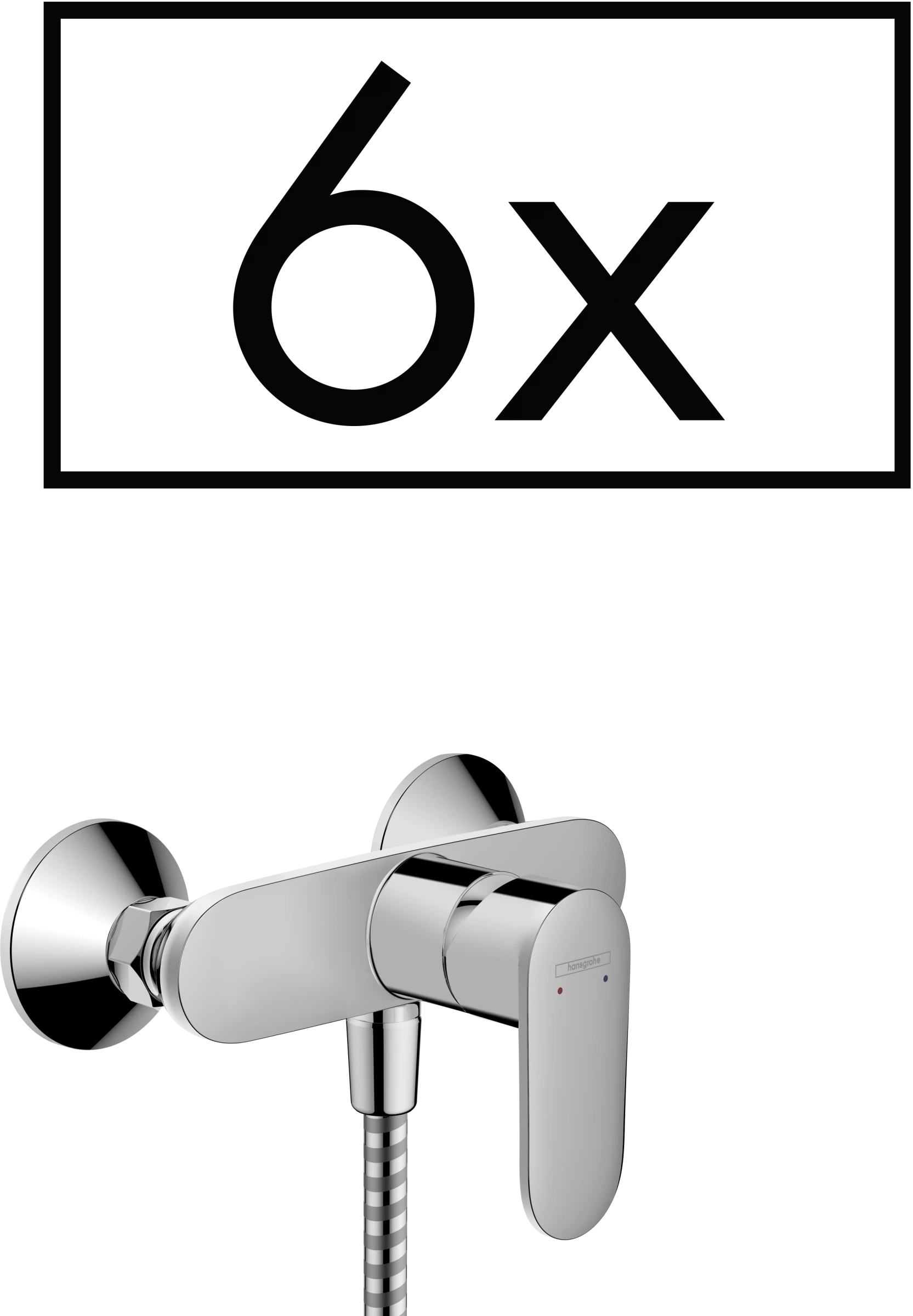Hansgrohe Vernis Blend Shower Mixers Exposed 300 X 260 X 370mm Chrome