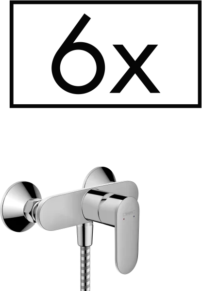 Hansgrohe Vernis Blend Shower Mixers Exposed 300 X 260 X 370mm Chrome