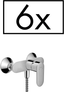 Hansgrohe Vernis Blend Shower Mixers Exposed 300 X 260 X 370mm Chrome