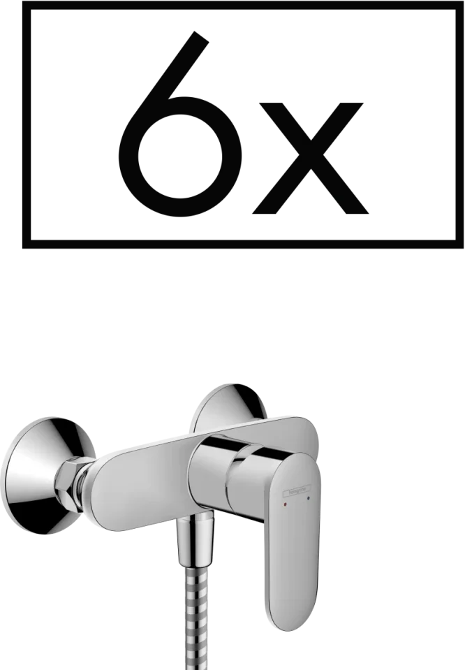 Hansgrohe Vernis Blend Shower Mixers Exposed 300 X 260 X 370mm Chrome product image - Image 1