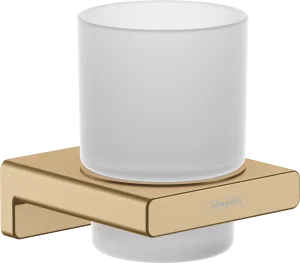 Hansgrohe Addstoris Q Tooth Brush Tumbler 125 X 115 X 90mm Bronze - Brushed